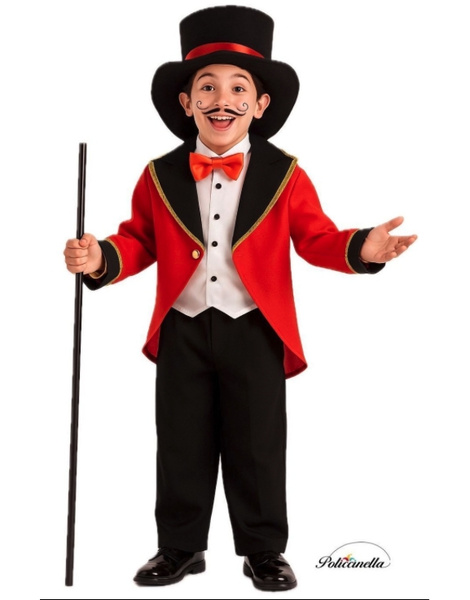 Fato de apresentador de circo infantil