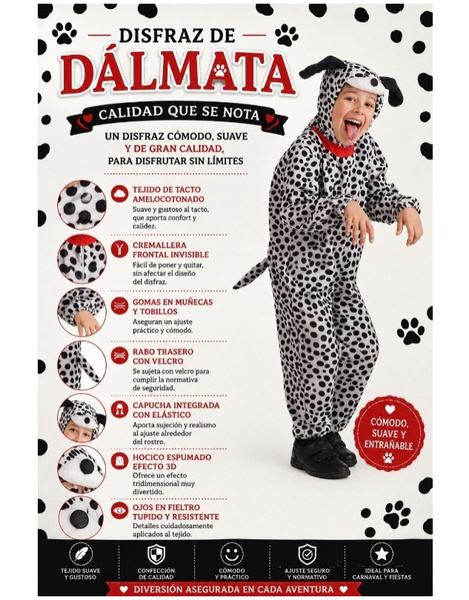 Disfraz Dalmata para bebes