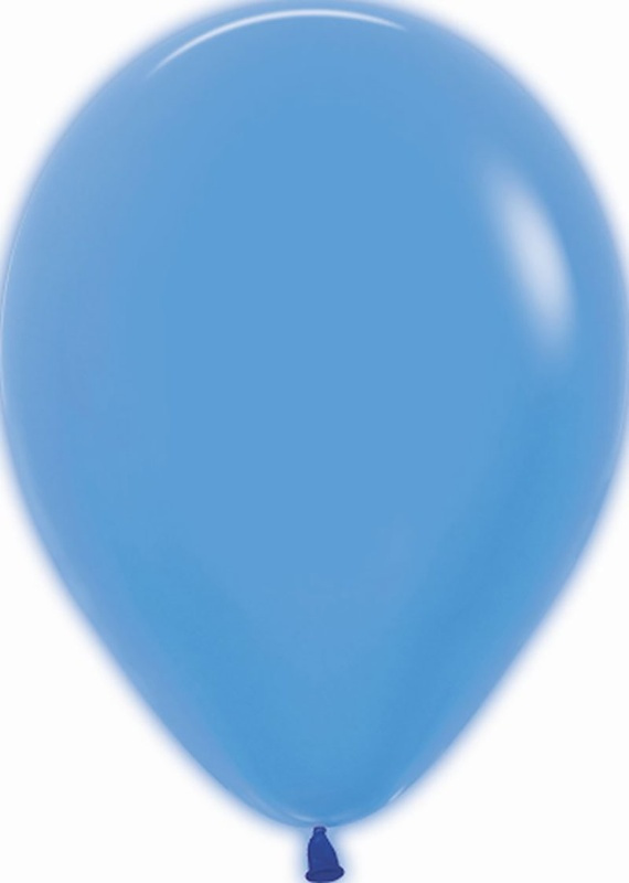 Bolsa 100 Globos Neón Azul 12.5 cms.