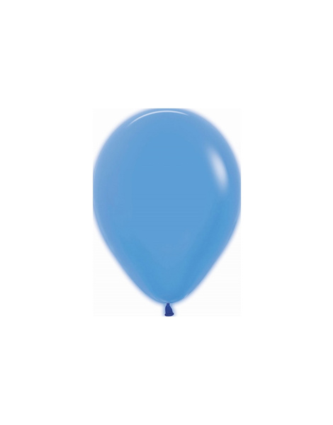 Bolsa 100 Globos Neón Azul 12.5 cms.