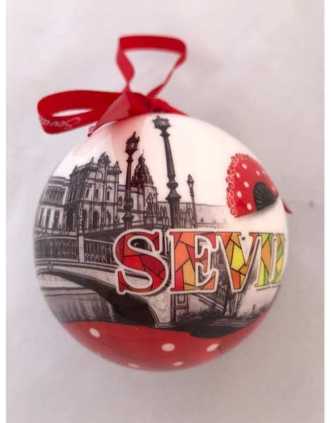 Bola Feliz Navidad SEVILLA unidad