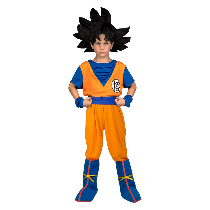 Disfraz de Goku con peluca niño