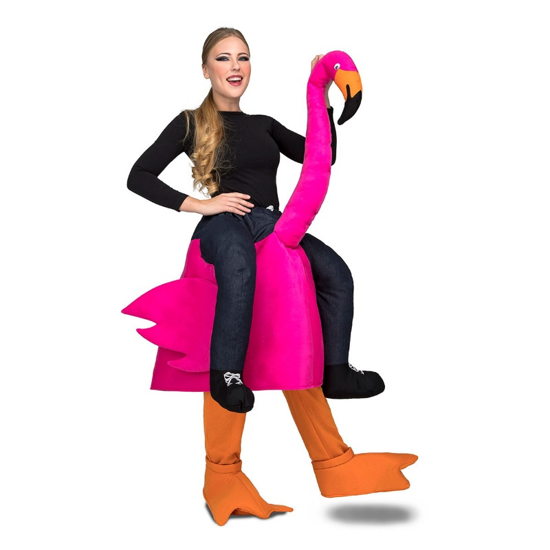 Disfraz Ride-on Flamenco adulto