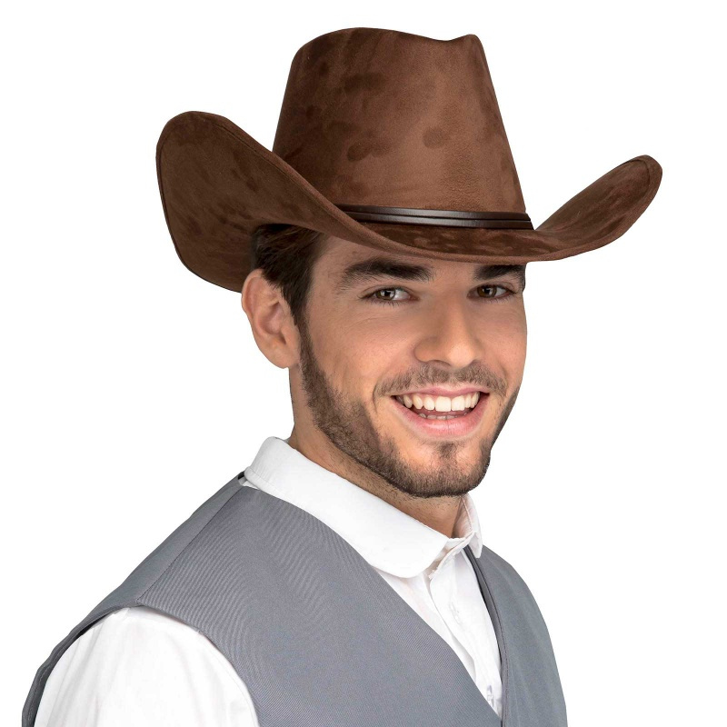 Sombrero  Vaquero marrón adulto