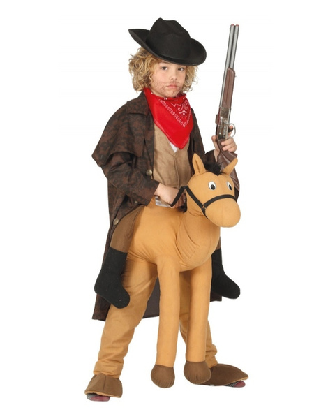 ponerse nervioso puesto derrochador Disfraz Cowboy a caballo infantil