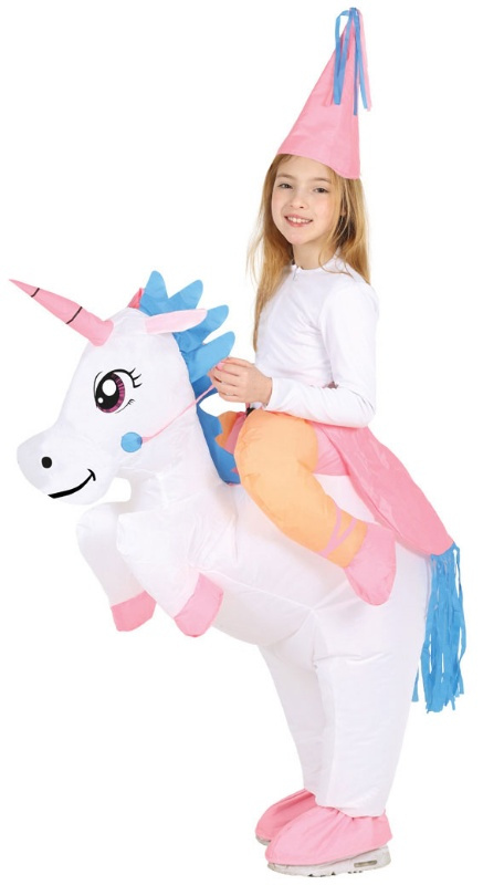 Disfraz Unicornio Hinchable para niña