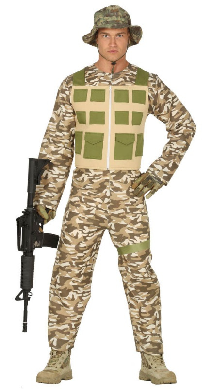 Disfraz Soldado del desierto para hombre