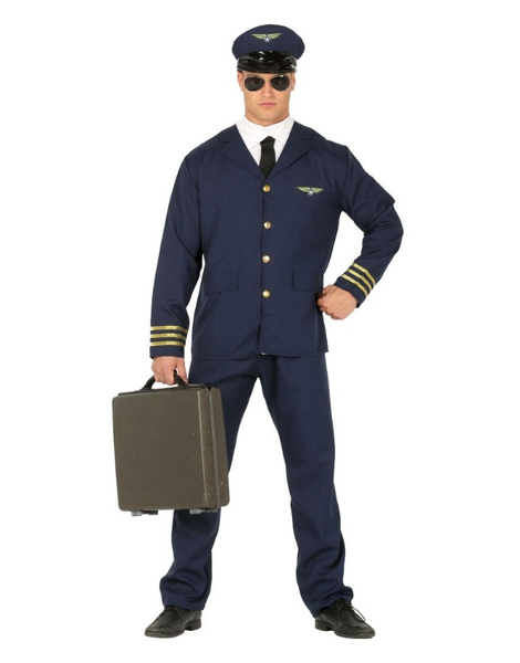 Disfraz Piloto aerolineas para hombre