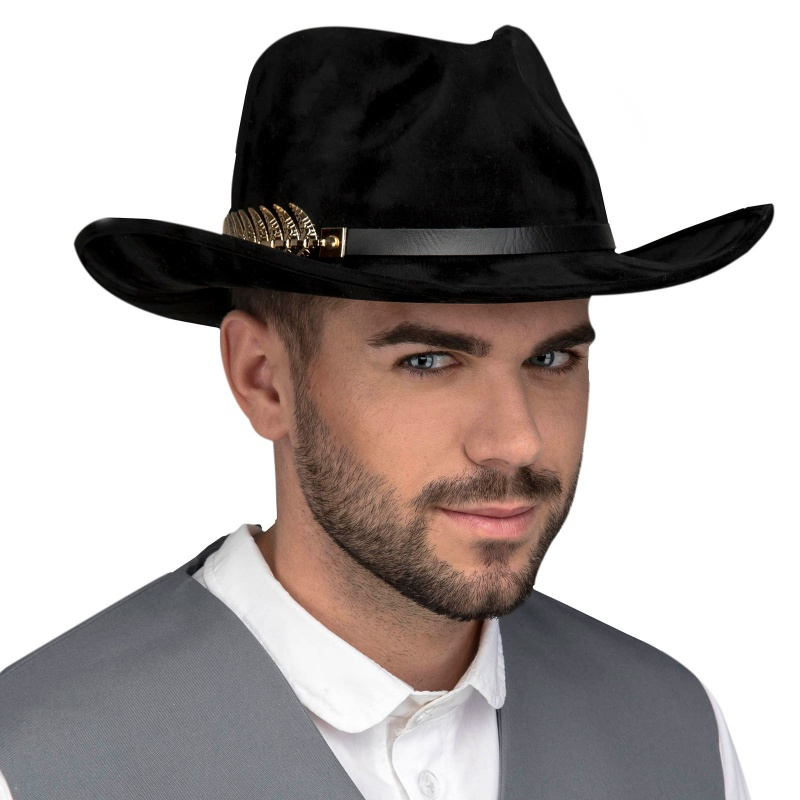 Sombrero Vaquero con detalles adulto lux