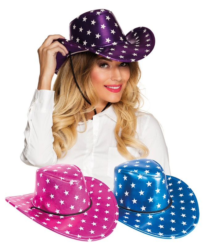 Sombrero estrellitas colores adulto