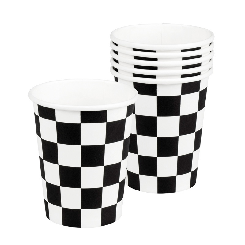 Vasos Racing 25 cl.  desechables 6 uds.