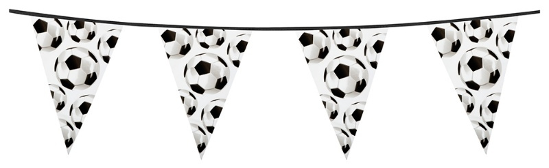 Guirnalda banderines futbol 30x20cm 6M