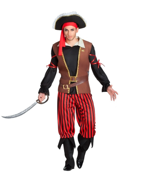 Desgastado Cósmico dormitar Disfraz Pirata para hombre