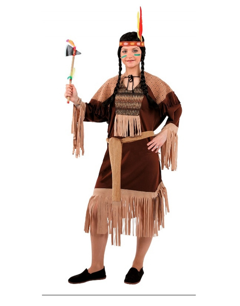 Disfraz India apache para niña