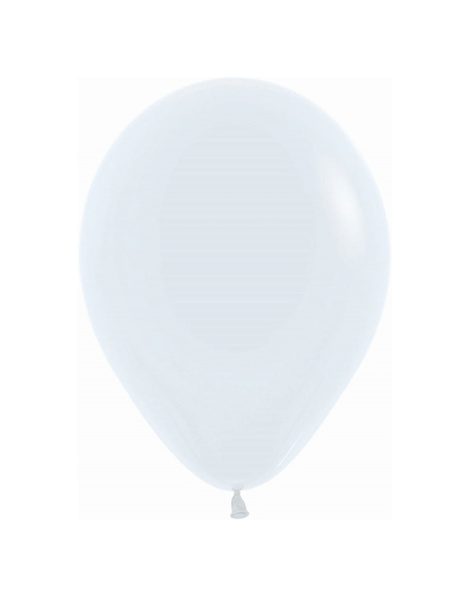 Bolsa 12 globos blanco