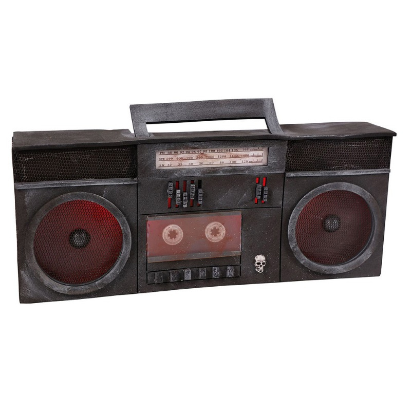 Radio cassette luz y sonido 40x16x7cm.