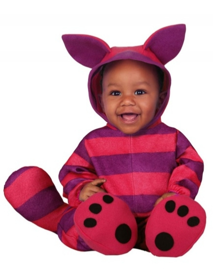 Disfraz de Gato púrpura para bebes