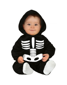 Disfraz Esqueleto para Bebe con Capucha