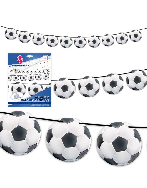 Guirnalda balones de futbol