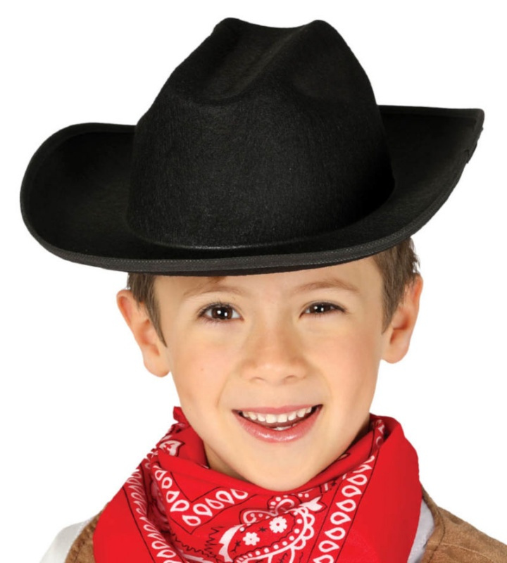 Sombrero Vaquero Negro Infantil