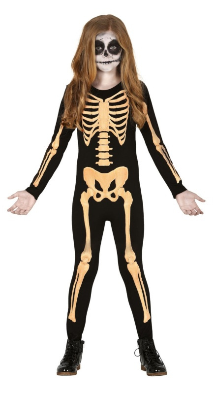 Disfraz esqueleto maléfico infantil