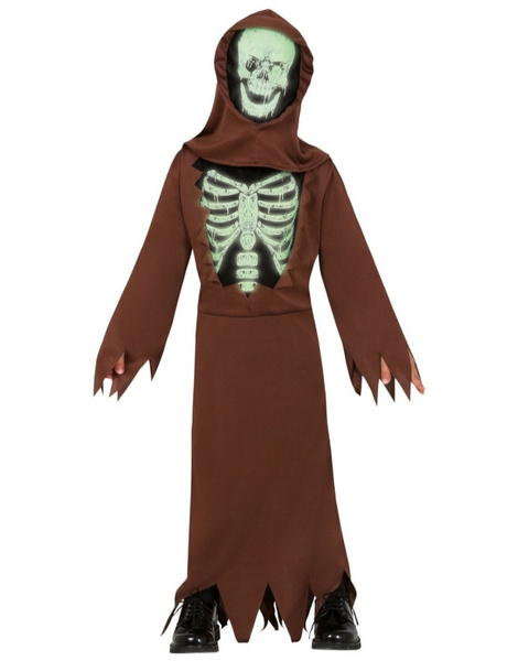 Disfraz monje esqueleto para niño