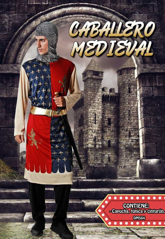 Disfraz caballero medieval adulto