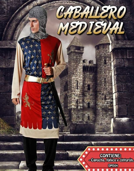 Disfraz caballero medieval adulto