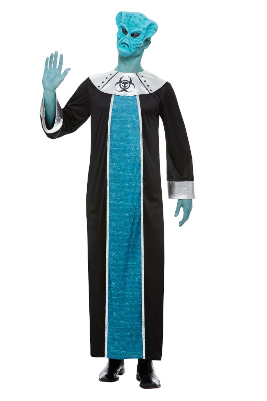 Disfraz Alienígena azul para hombre