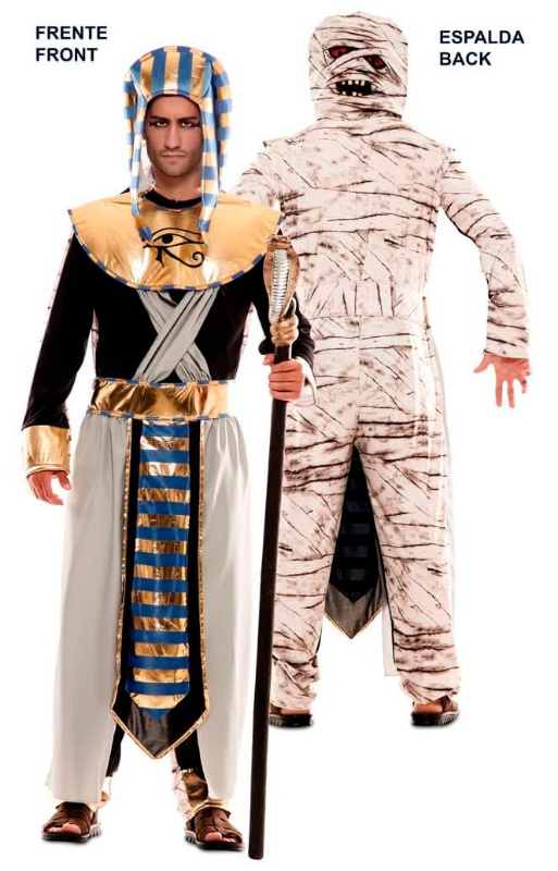 Disfraz doble Fun Egipcio-Momia hombre