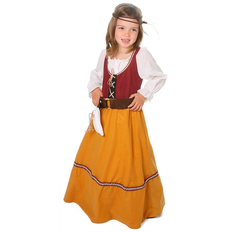 Disfraz  Medieval Helga para niña