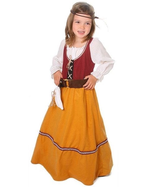 Disfraz  Medieval Helga para niña