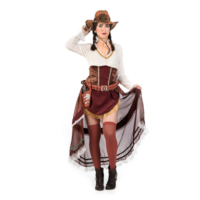 Disfraz Vaquera Cowgirl Annie luxe mujer