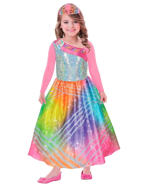 Disfraz Barbie Rainbow magic 3/5 años