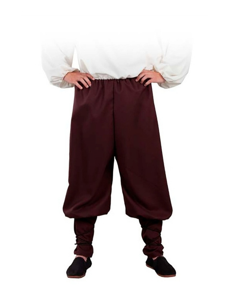 Pantalón medieval ancho adulto