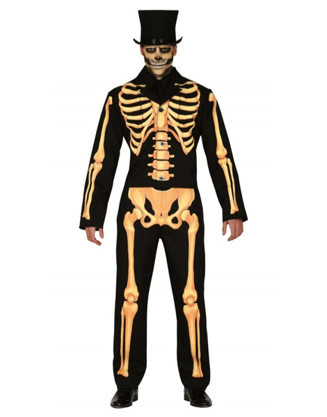 Disfraz señor esqueleto para hombre
