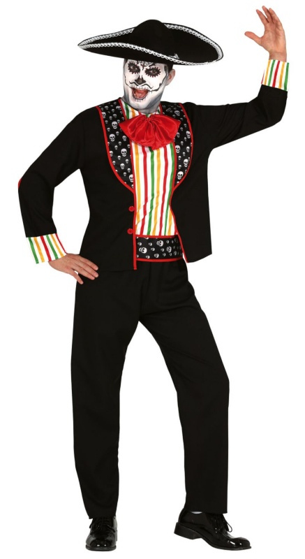 Disfraz esqueleto dia de los muertos AD.