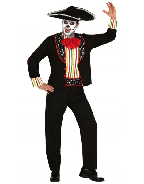 Disfraz esqueleto dia de los muertos AD.
