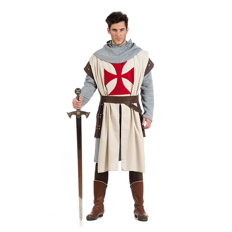 Disfraz Caballero templario lujo hombre