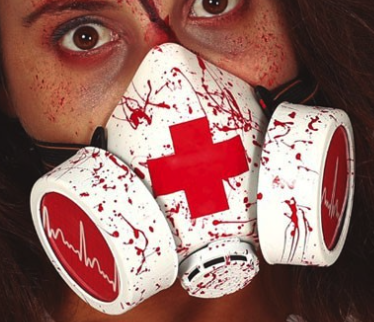 Máscara de Gás Sangrento