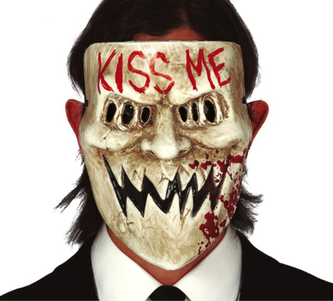 Máscara Kiss me pvc