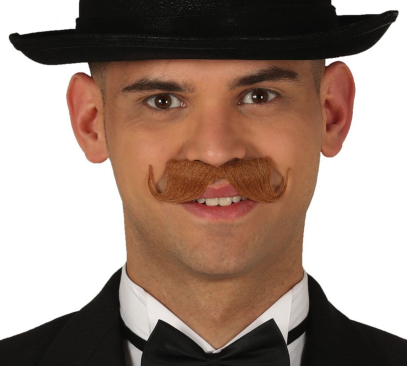 Bigode Marrom Imperial