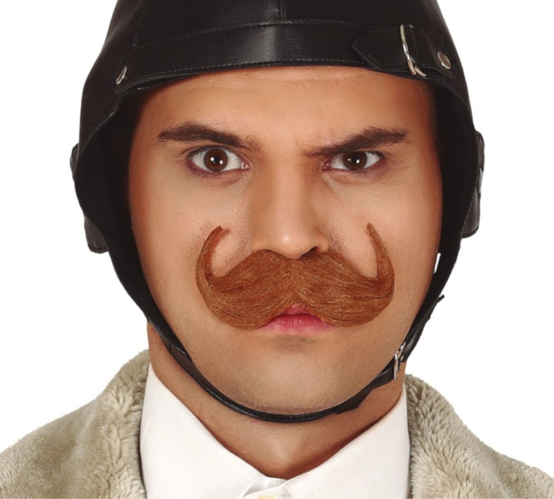 Bigode Inglês Castanho