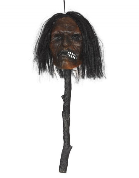 Cabeza empalada con luz 53 cms.