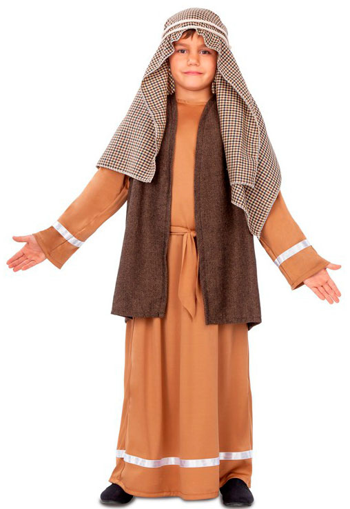 Disfraz Hebreo marrón para niño