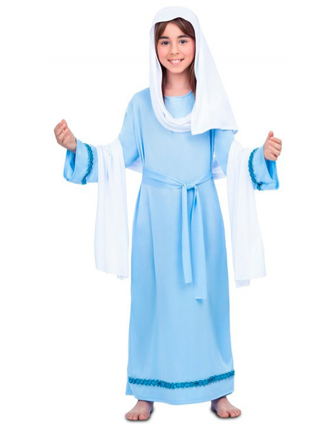Víctor Energizar saldar Disfraz Virgen María - Disfraz Niñas