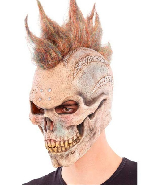 Máscara Esqueleto Punk látex