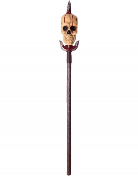 Lanza con calavera desmontable 142cm