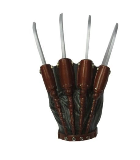 Guantes con cuchillas asesino luxe 25cm.