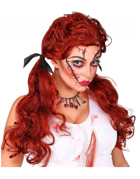 Peruca de boneca assassina